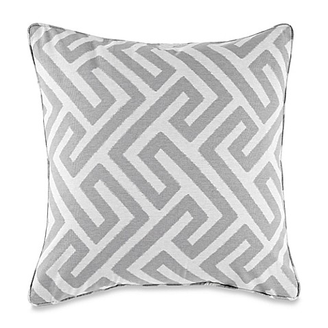 Buy MYOP Keyes Square Throw Pillow Cover in Grey from Bed Bath & Beyond