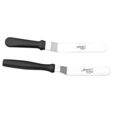 Ateco® Stainless Steel Offset Icing Spatula in Black - Bed Bath & Beyond