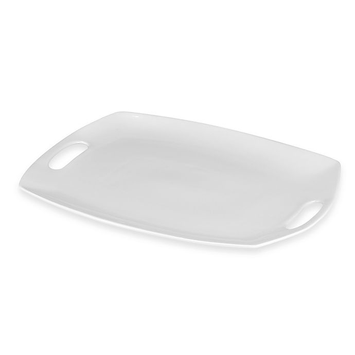 Everyday White® by Fitz and Floyd® 17-Inch Handled Platter