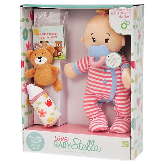 Manhattan Toy® Wee Baby Stella Sleepy Time Doll Set with Lavender Scent