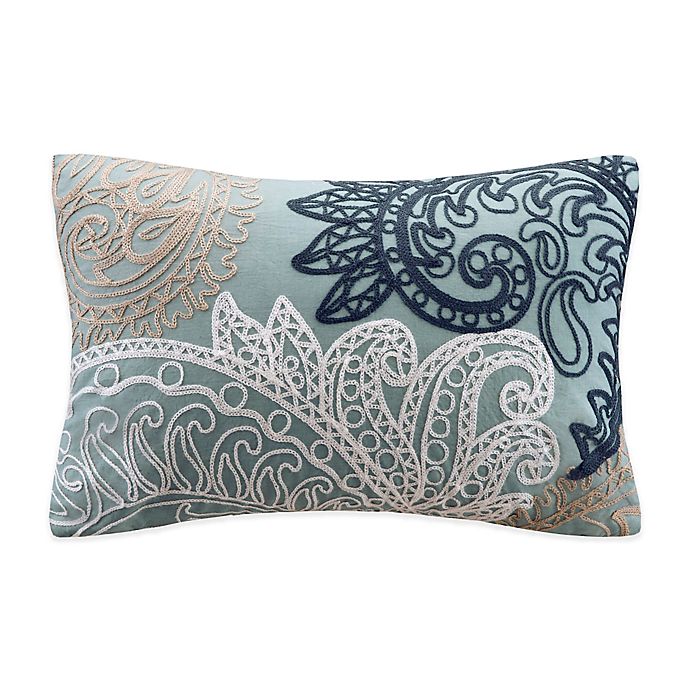 INK+IVY Kiran Embroidered Oblong Throw Pillow