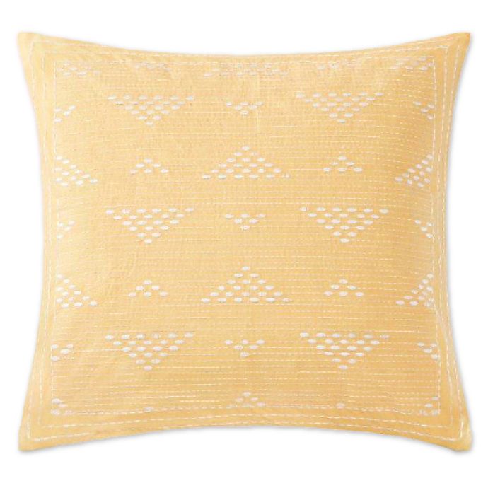INK+IVY Cairo Embroidered Square Throw Pillow