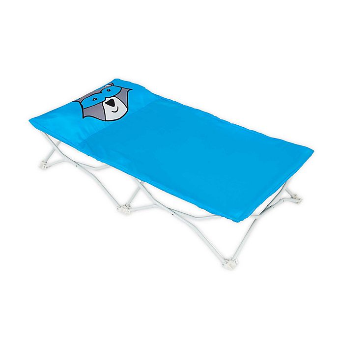 Regalo® My Cot® Racoon Pal Portable Toddler Bed in Blue
