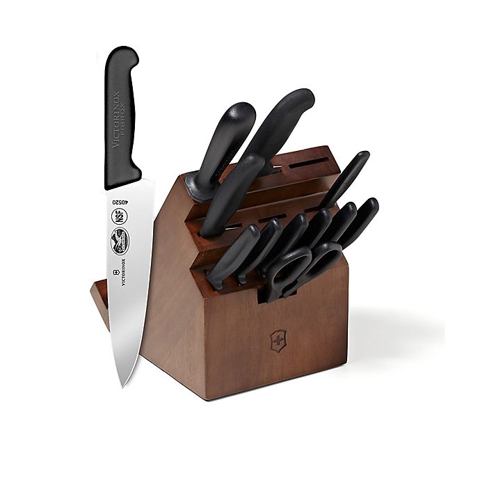 Victorinox Swiss Army Fibrox Pro 13-Piece Swivel Knife Block Set