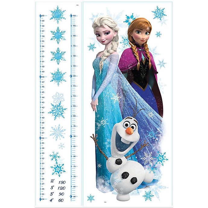 Elsa Olaf Frozen A-Z alphabet wall sticker Anna bedroom Disney 