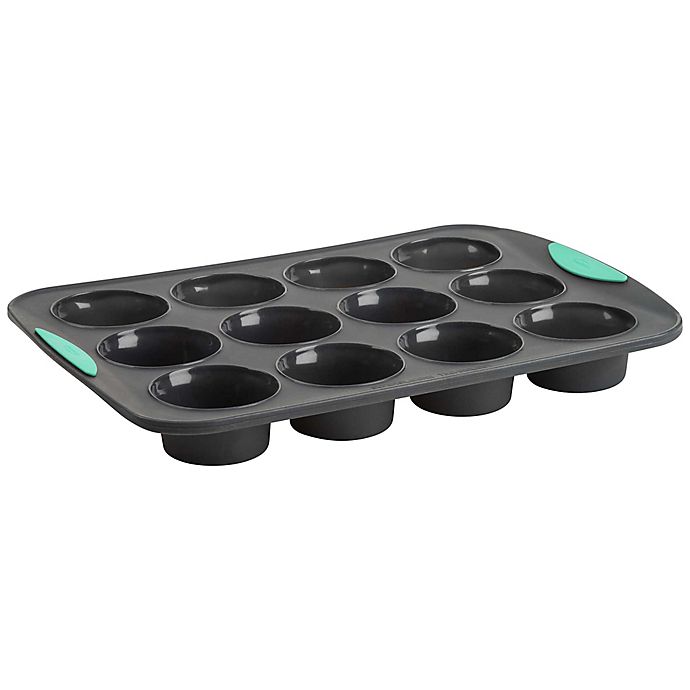 Marble Effect Trudeau Structure Silicone PRO 20-Count Muffin Pan Twin Pack 