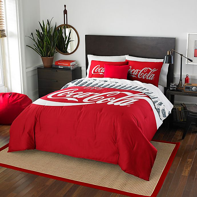 Bed Cover Coca Cola 2 PC Cotton 135 x 200+