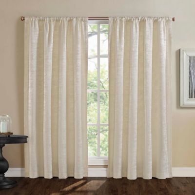 Buy Mason 108-Inch Window Curtain Panel in Ivory from Bed Bath & Beyond