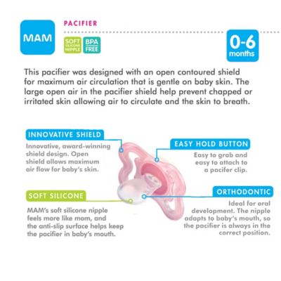 mam silicone pacifier