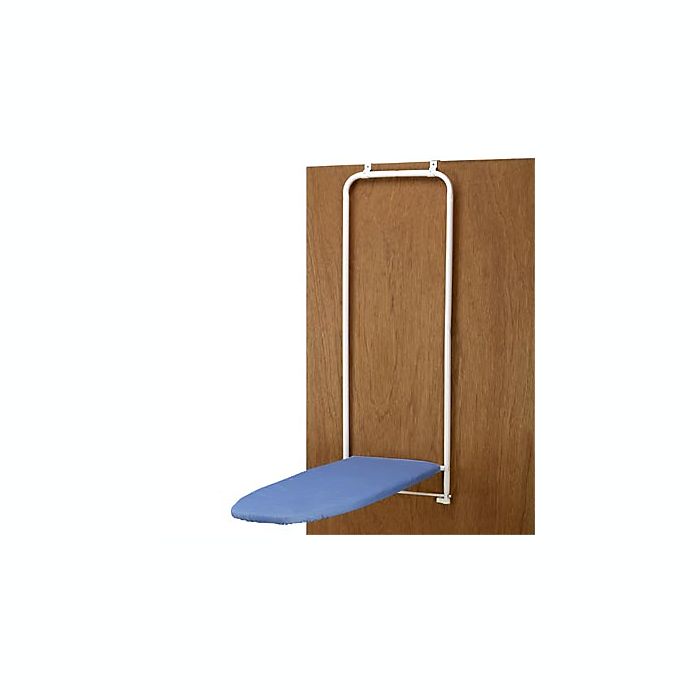 Door Wall Mount Storage Rack Ironing Board Holder Hanger Durable Cupboard B6Z1 