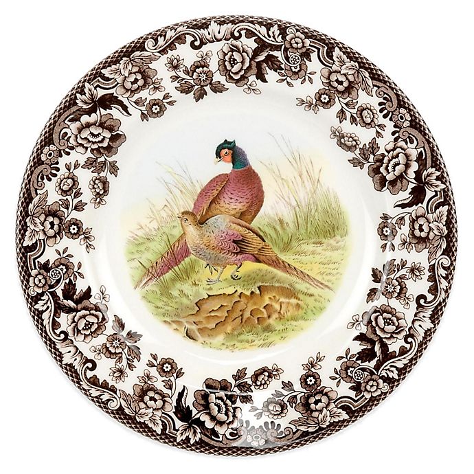 Details about   Spode Woodland Bird Canape Plates 6345 Set of 4 