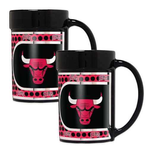 Nba Chicago Bulls Metallic Coffee Mugs Set Of 2 Bed Bath Beyond