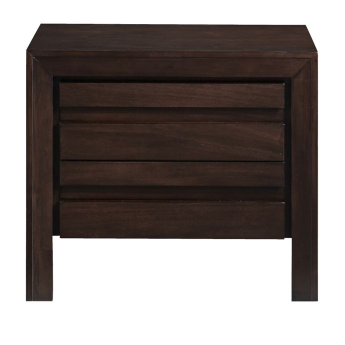Element Charging Nightstand In Chocolate Brown Bed Bath Beyond