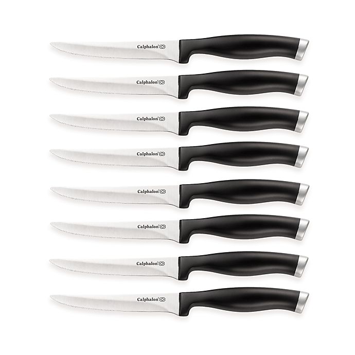 Calphalon® Contemporary Semi-Serrated 8-Piece Steak Knife Set