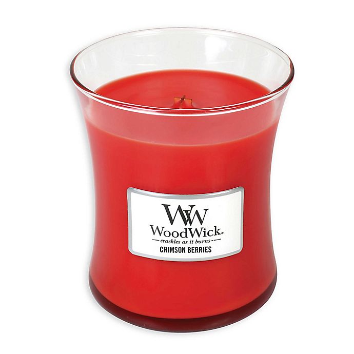 Woodwick® Crimson Berries Medium Jar Candle