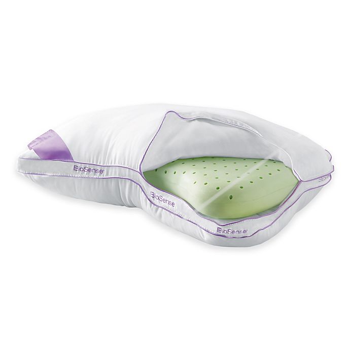 Brookstone® BioSense™ Memory Foam 2-in-1 Shoulder Pillow with Better Than Down® Cover