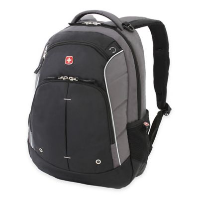 SWISSGEAR® 17-Inch Lightweight Backpack in Grey/Black - Bed Bath & Beyond