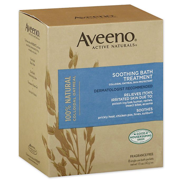 Aveeno® Active Naturals 8-Count 12 oz. Soothing Fragrance-Free Bath Treatment Packets