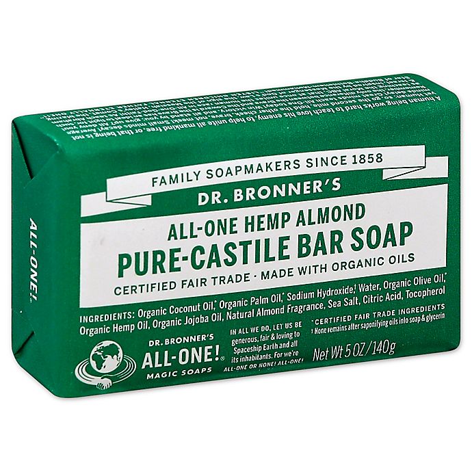 Dr. Bronner's 5 oz. Pure-Castile Bar Soap in Almond
