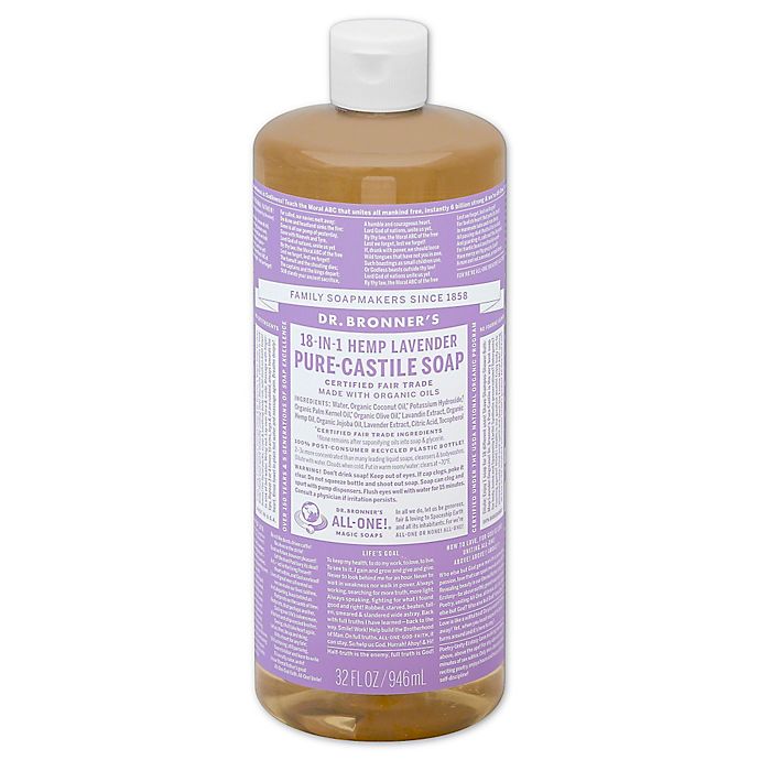 Dr Bronner's 32 oz. 18-in-1 Pure-Castile Liquid Soap in Lavender
