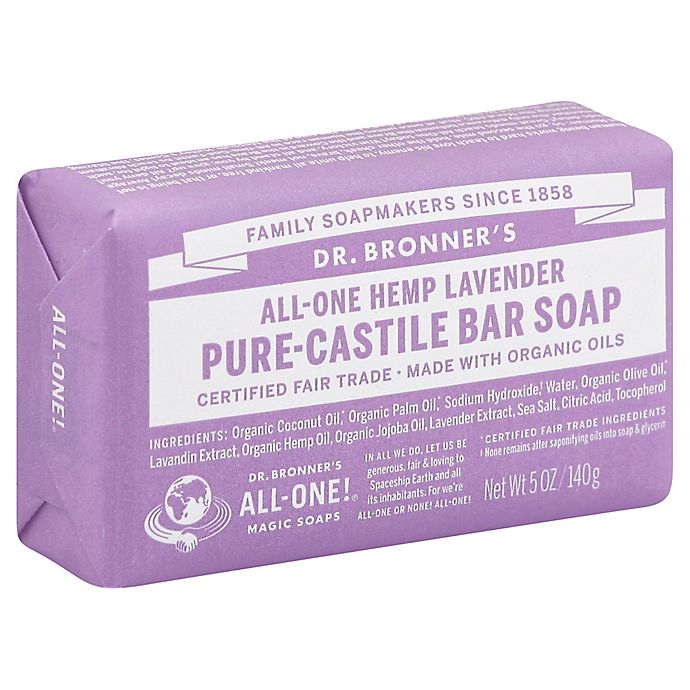Dr. Bronner's 5 oz. Pure-Castile Bar Soap in Lavender
