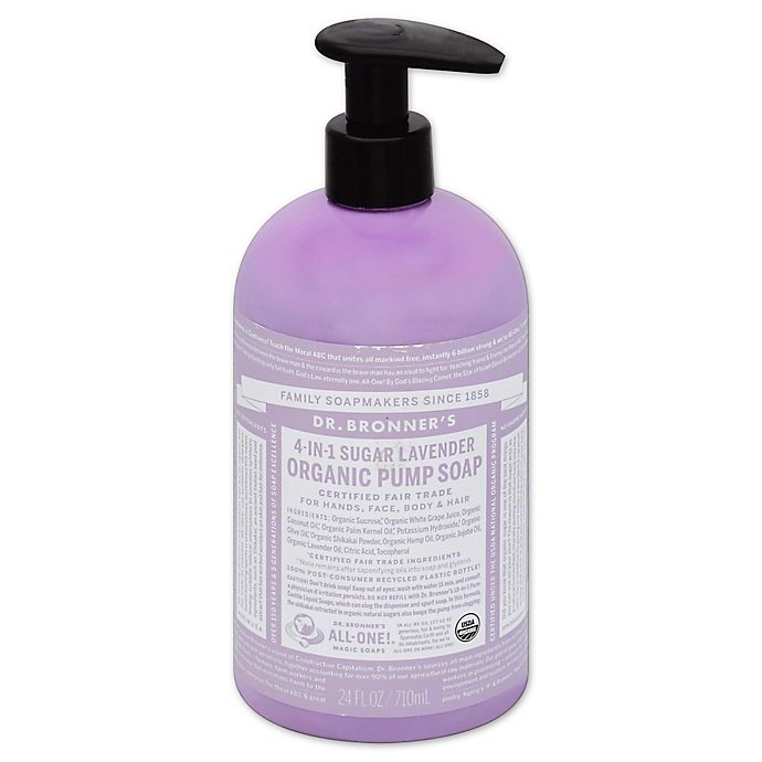 Dr. Bronners 24 oz. 4-in-1 Sugar Lavender Organic Pump Soap