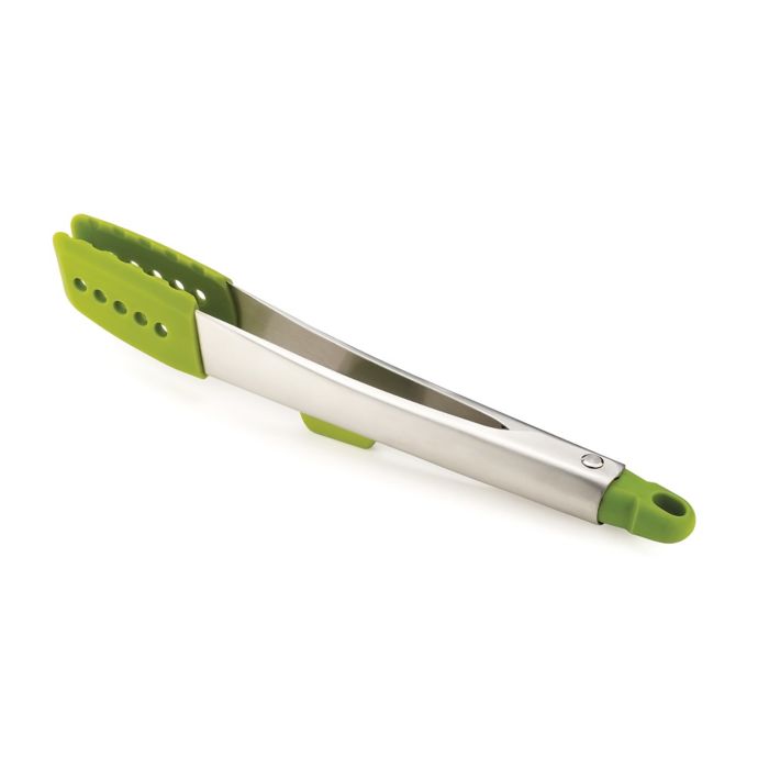 Joseph Joseph® Stainless Steel Tongs with Silicone Heads Bed Bath