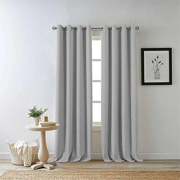 Blackout Curtains Bed Bath And Beyond, Short White Blackout Curtains Canada
