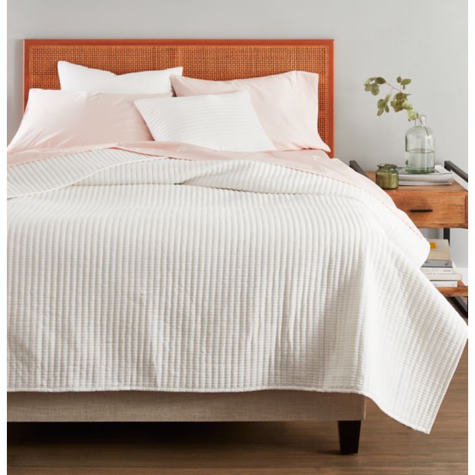 Nestwell™ Stripe Texture 3Piece Quilt Set Bed Bath & Beyond