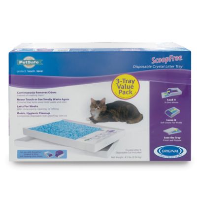 disposable crystal litter tray