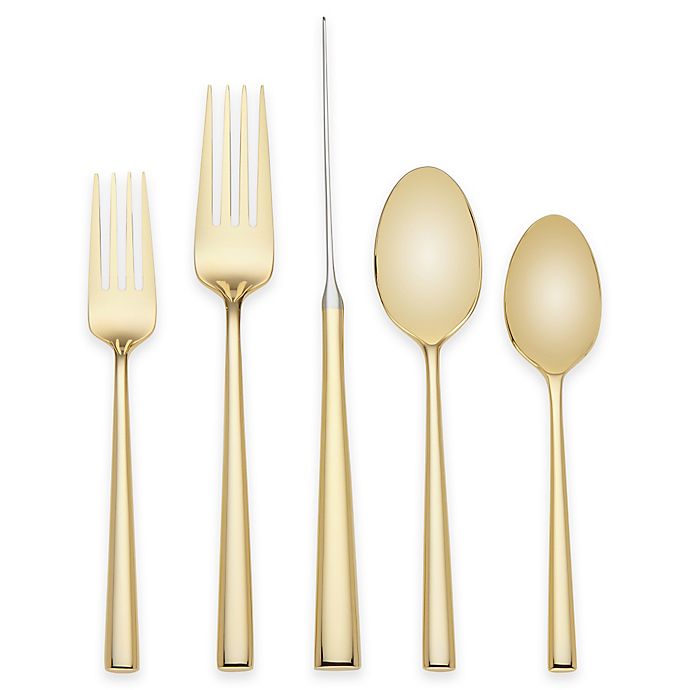 kate spade new york Malmo™ Gold 5-Piece Flatware Place Setting