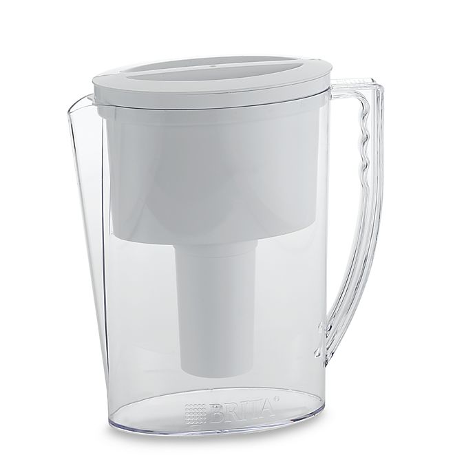 Brita-Slim Water Filter Pitcher Clear/White 42629 