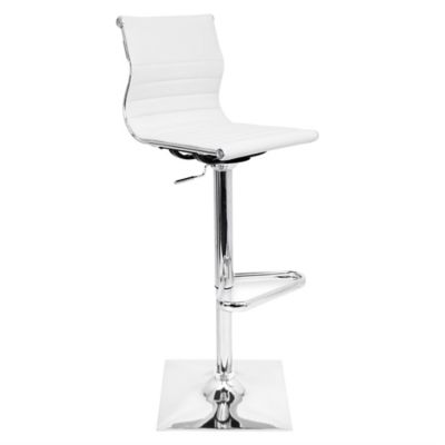 Lumisource Master Bar Stool In White