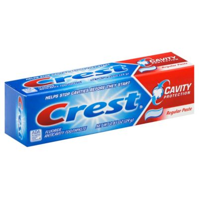 Crest® .85 oz. Fluoride Anticavity Toothpaste in Regular Paste - Bed ...