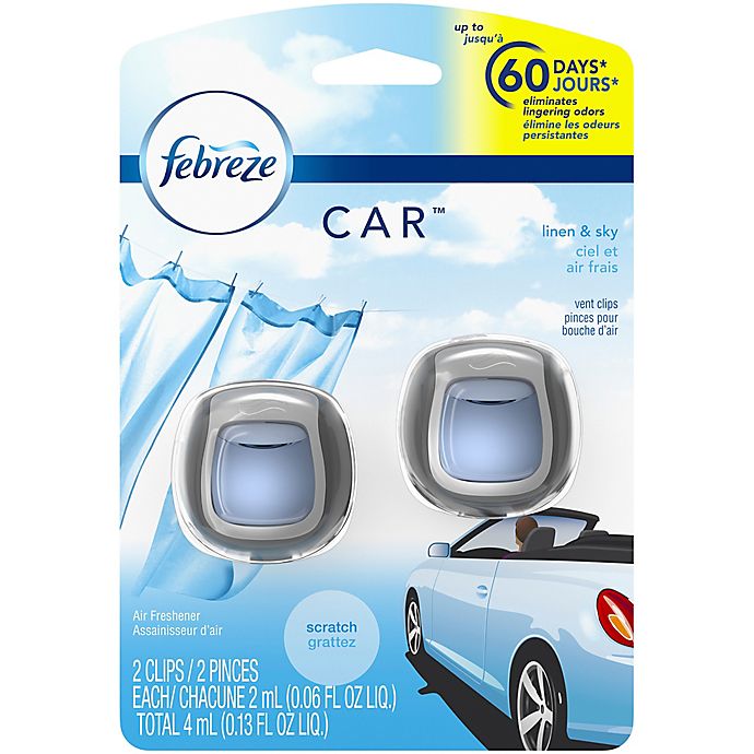 Febreze® 2-Count Car Vent Clip in Linen and Sky