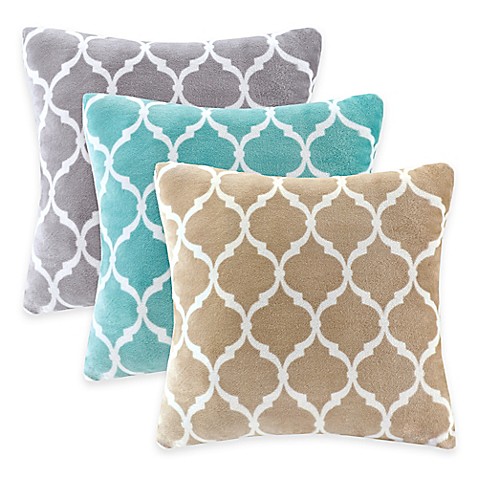 Madison Park Ogee Reversible Square Throw Pillow - Bed Bath & Beyond