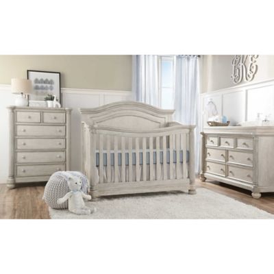kingsley charleston crib in weathered white