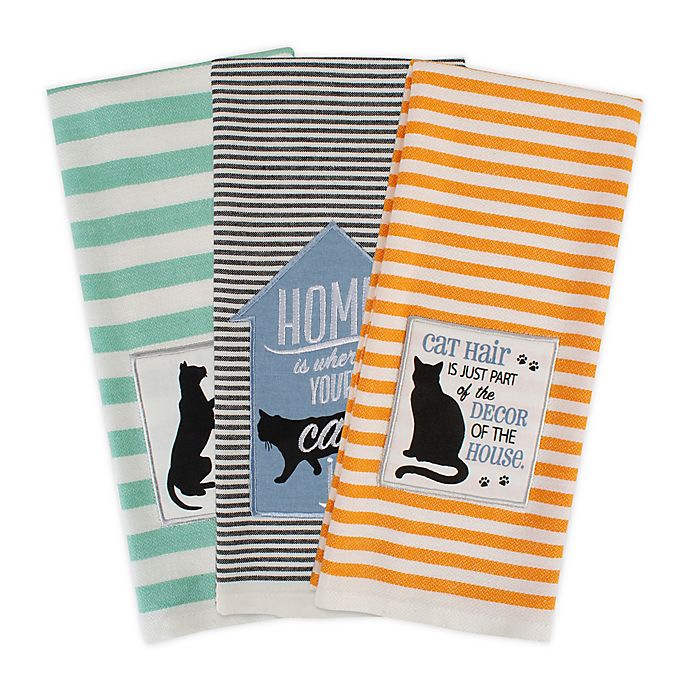 Cats Meow Kitchen Towels (Set of 3)