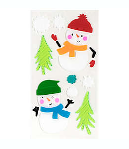 Pegatinas de goma termoplástica Winter Wonderland con diseño navideño