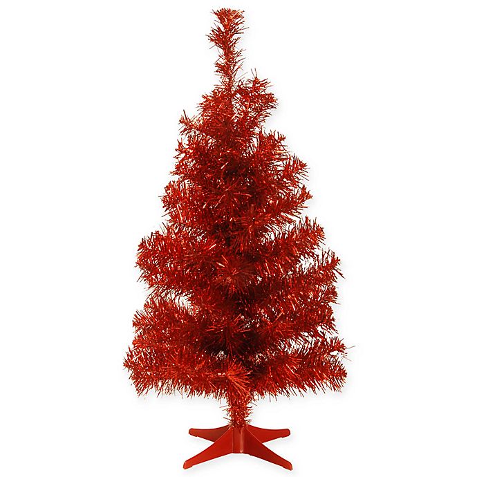 National Tree 3-Foot Tinsel Christmas Tree