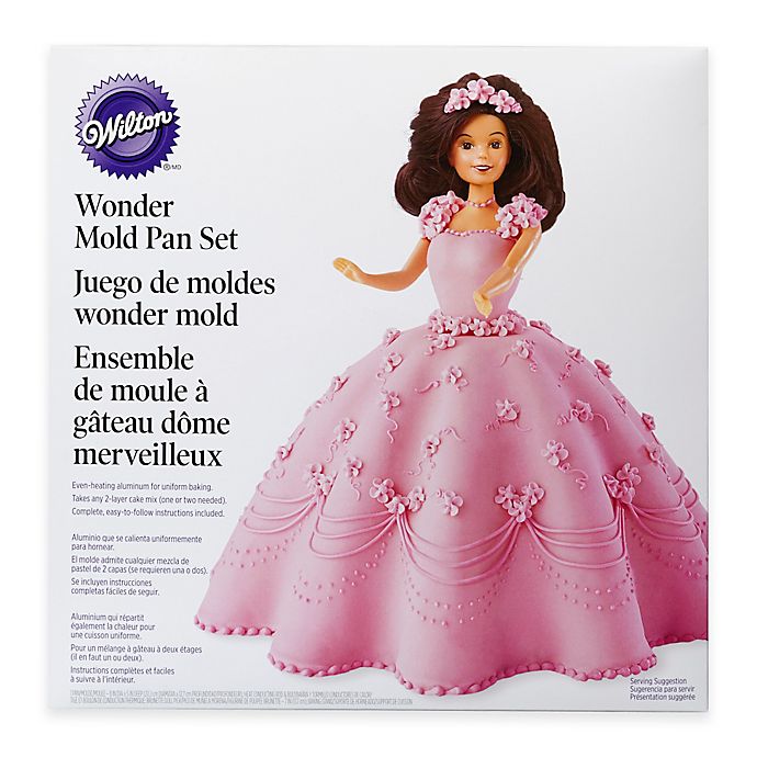 Wilton Barbie Doll Face Cake Pan With Plastic Topper 2012 #2105-6065 Mattel for sale online 