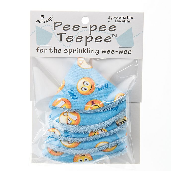 beba bean 5-Pack Pee-Pee Teepee™ in Emoji