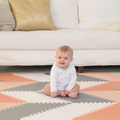 skip hop grey and white foam tiles