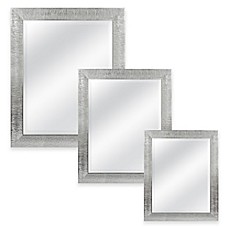 image of Rocco Rectangular Mirror in Silver