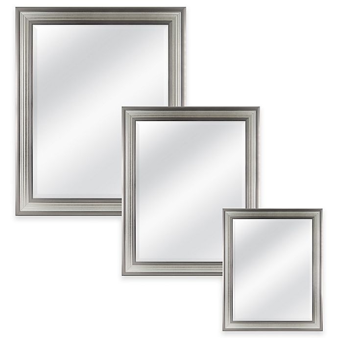 Mason Rectangular Mirror in Silver