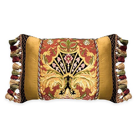 Austin Horn Classics Ashley Oblong Throw Pillow in Gold - Bed Bath & Beyond