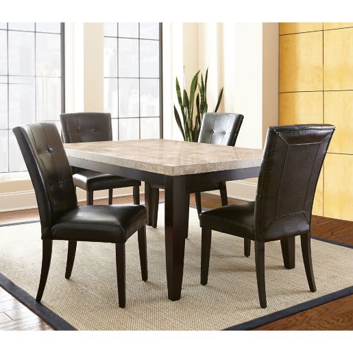 Steve Silver Co Monarch Standard Height Dining Set In Dark Cherry Bed Bath Beyond