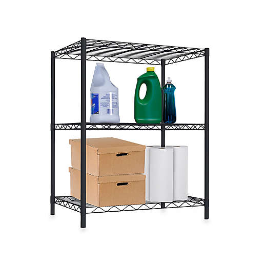 Home Basics Wire Shelves In Black, Bed Bath And Beyond Wire Shelving