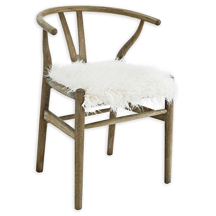 Roxanne Wishbone Chair in Grey