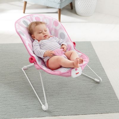 fisher price baby bouncer pink